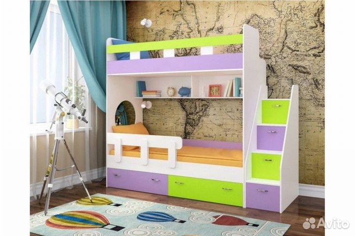 Двухъярусная кровать Юниор-1