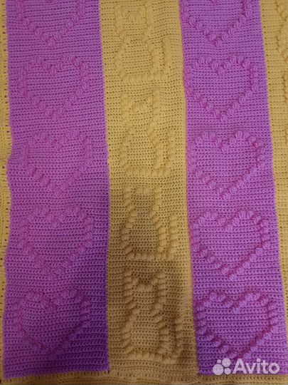 Вязанный комплект для малыша, ручная работа. Новый