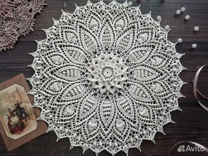 Салфетки вязаные