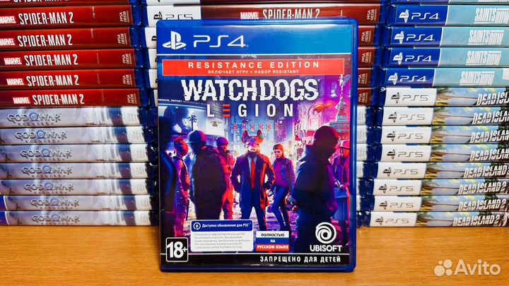 Watch dogs legion ps4 диск