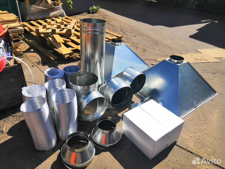 Монтаж систем вентиляции, вытяжка