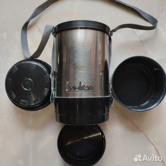 Термос с широким горлом