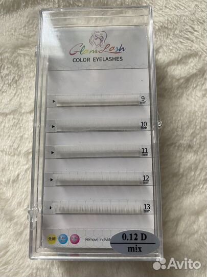 Цветные ресницы для наращивания