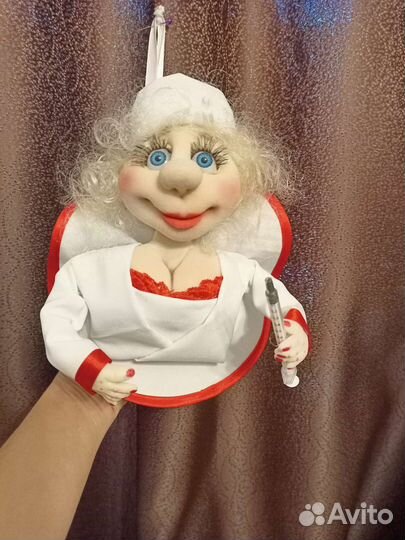 Игрушки ручной работы в смешанной технике