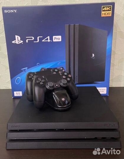 Sony playstation 4 pro 11.00 + 14 игр