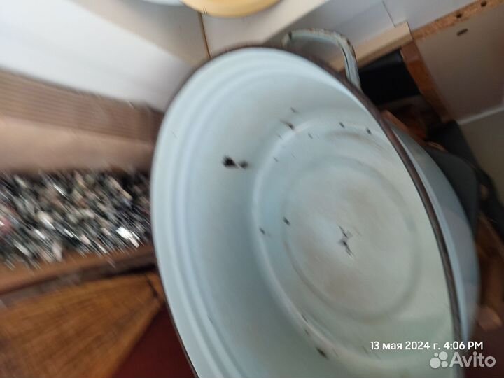 Бак, выварка, кастрюля, эмалированное