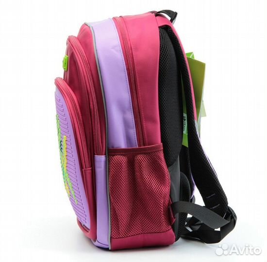 Портфель рюкзак школьный, с пиксилями, мозаика