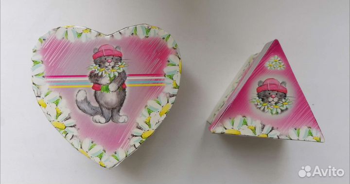 Детские картонные шкатулки