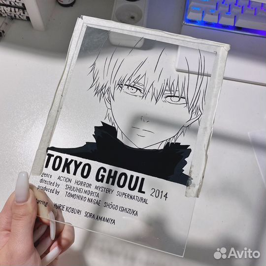 Аниме на стекле, Токийский гуль, Канеки Кен