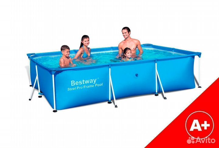 Каркасный бассейн Bestway 300х201х66 см