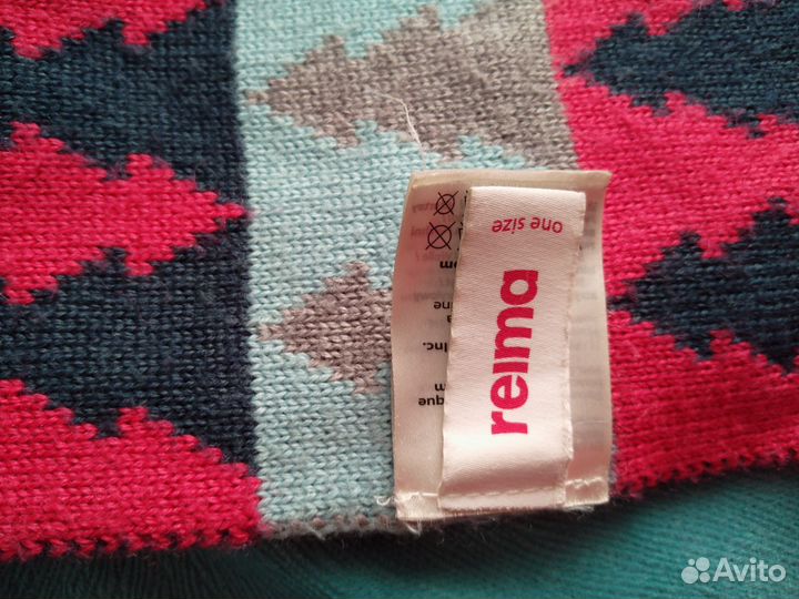 Шапка и шарф reima 52 54 на девочку зима