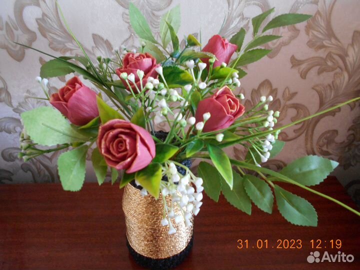 Букет из мыла