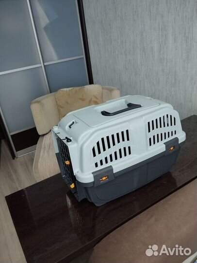 Переноска для кошек пластиковая бу