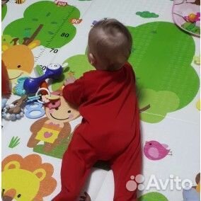 Два коврика для ползания 120*180 с дефектом