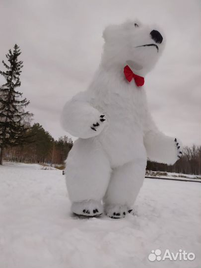 Ростовая кукла белый медведь