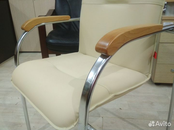 Стул для посетителей Самба Хром (к/з) Новый