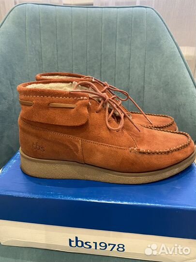 Ботинки замшевые женские брэнд TBS