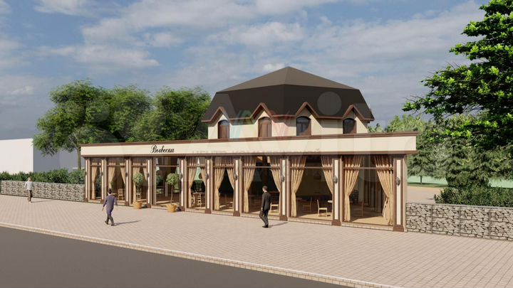 Здание/кафе в саду Аксакова, 504 кв.м