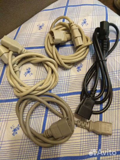 Удлинитель кабеля питания компьютера монитора
