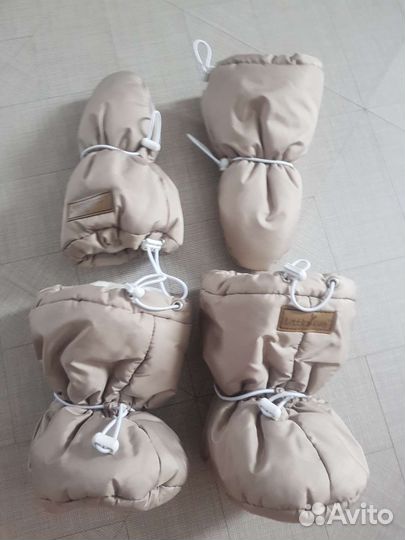 Пинетки и варежки little kiddy