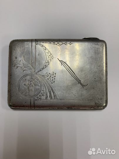 Портсигар серебряный 84 проба