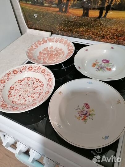 Тарелки СССР 60-е Песочное, Дулево, Чехословакия