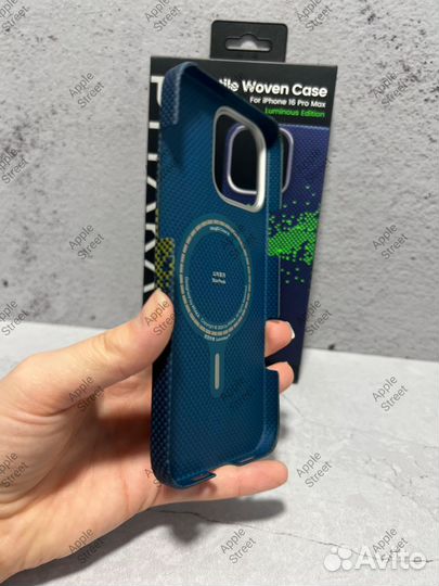 Чехол светящийся pitaka Luminous iPhone 16 Pro Max