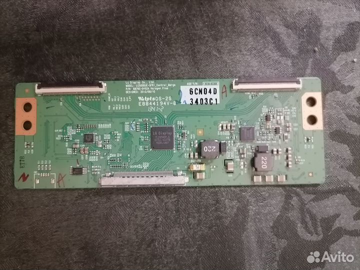 Плата T-con к тв LG 42LA621V