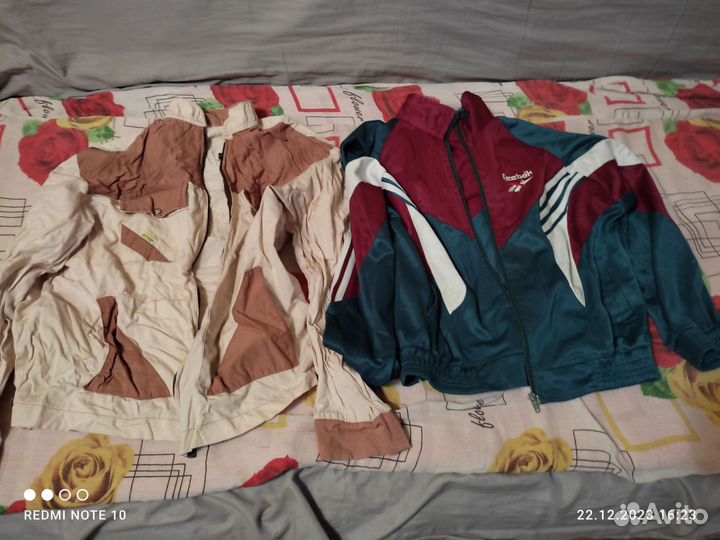 Рубашка и свитер на молнии бу