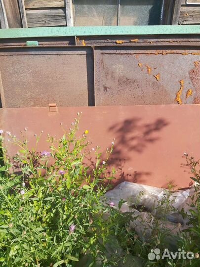 Ворота гаражные металлические бу