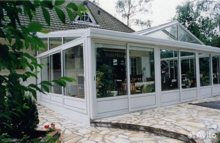 Пластиковые,алюминиевые окна на террасы,веранды