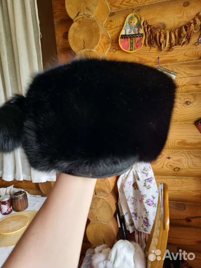 Шапка зимняя меховая женская