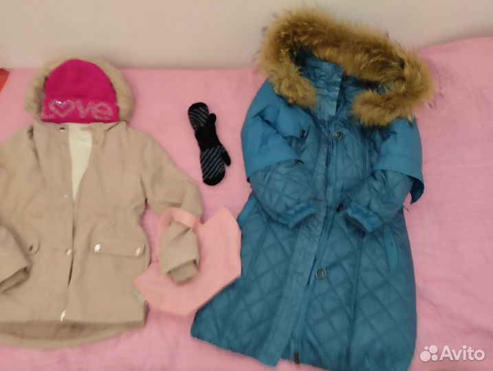 Пакет одежды для девочки на рост 134-140