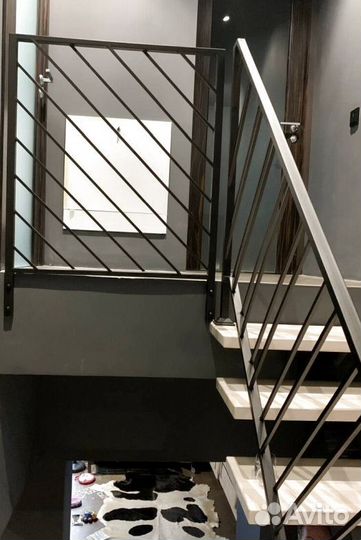 Забежная лестница с установкой
