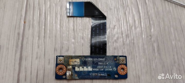 Ноутбук Lenovo G580 (20150) на разбор