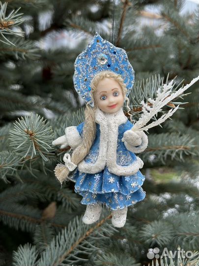 Ватные елочные игрушки