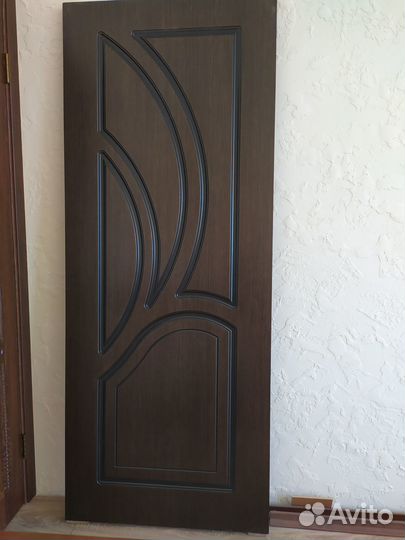 Комплект-Дверь межкомнатная цвета Каштан