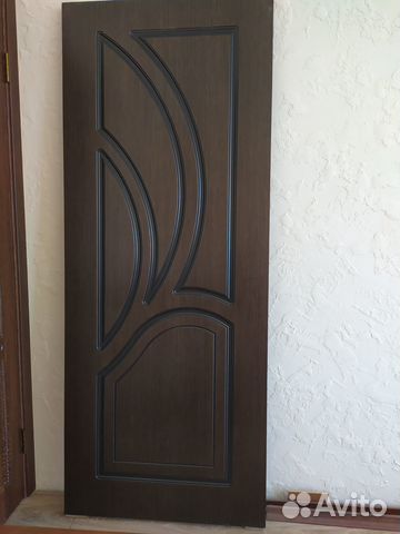 Комплект-Дверь межкомнатная цвета Каштан