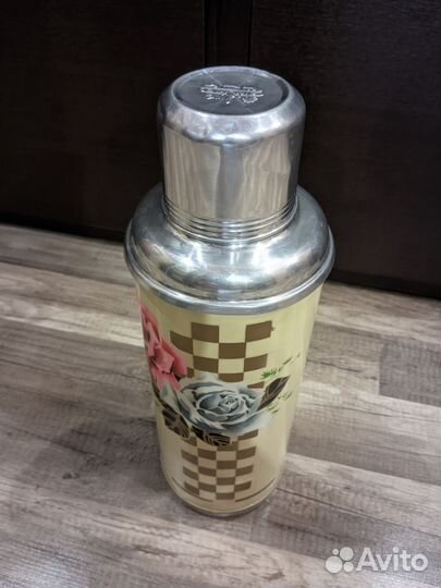 Термос китайский со стеклянной колбой