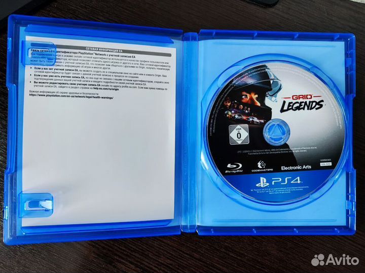 Диск Grid Legends для PS4/PS5