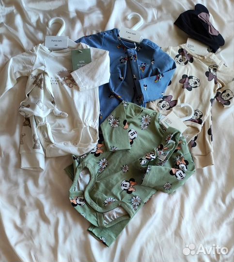 Одежда для новорожденных hm 56 62 68 новая