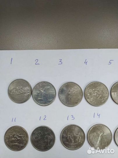 25 центов США (штаты Америки)