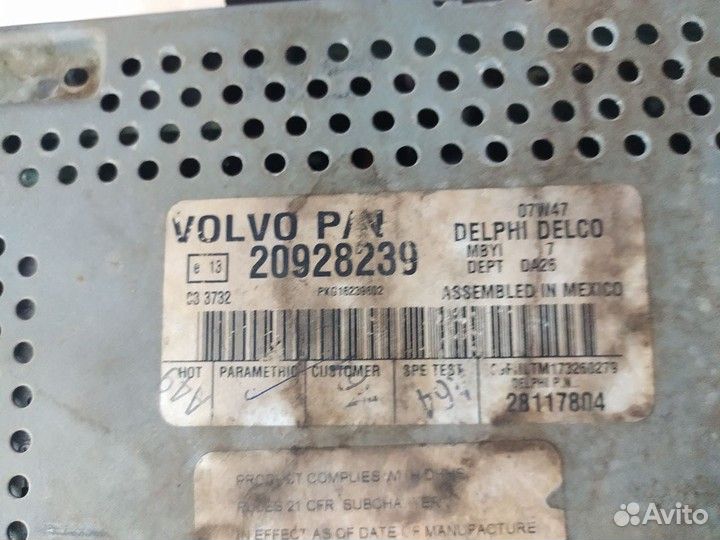 Магнитола Volvo F, Volvo FE/FL, Volvo FH, Volvo FM