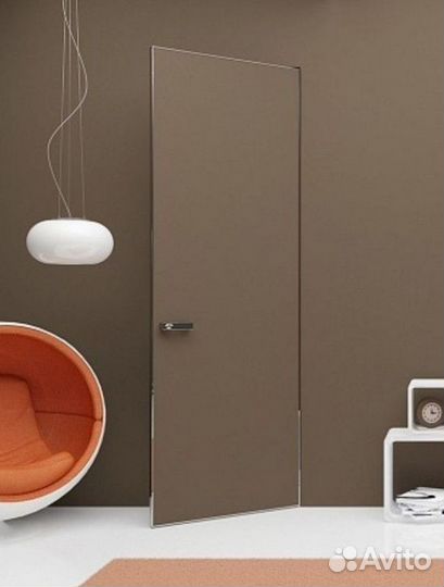 Скрытые двери под покраску