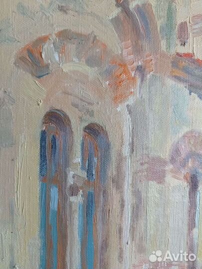 Картина маслом на холсте пейзаж Крым