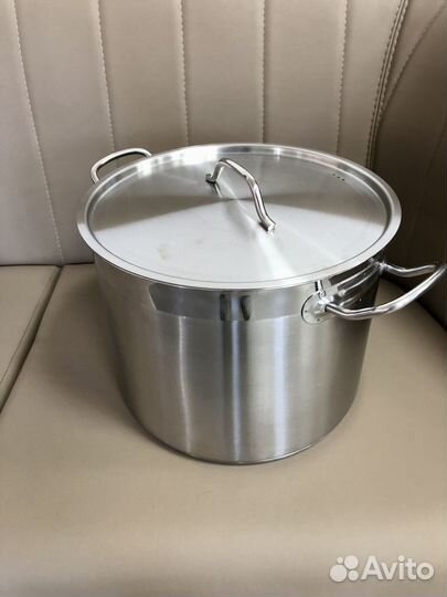 Кастрюля нержавейка 12л индукция