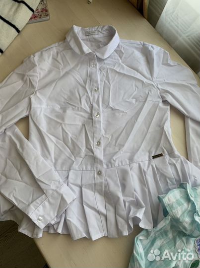 Блузка белая для девочек