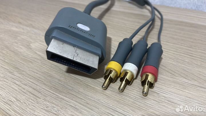 AV кабель xbox 360 - композитный кабель