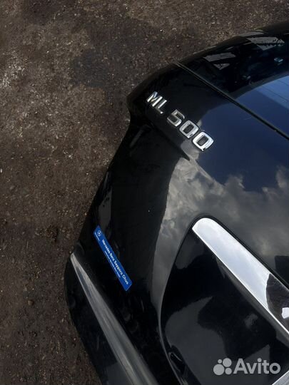 Крышка дверь багажника w164 черная