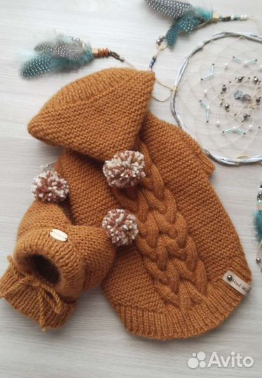 Вязаная одежда для собак, новая